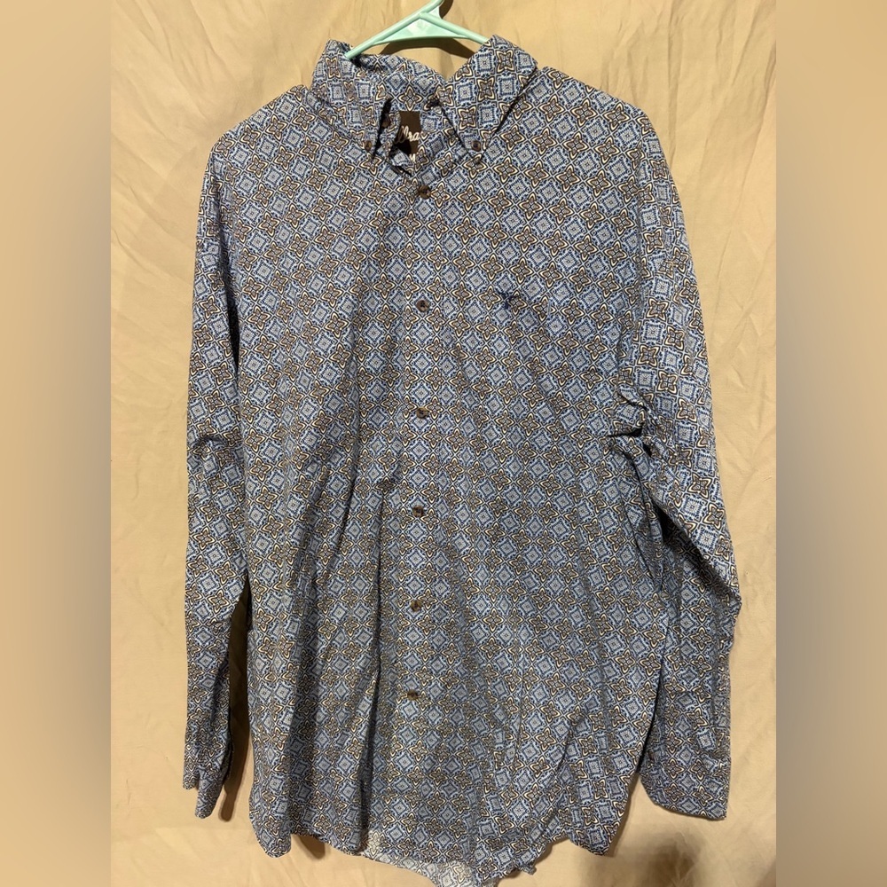 Wrangler 20x competition button down shirt